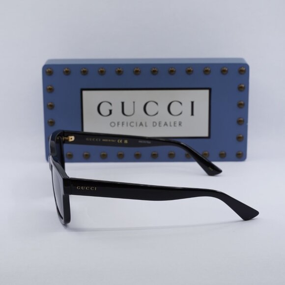 Gucci GG1583S 001 Square Sunglasses - Black\Grey - Picture 8 of 11